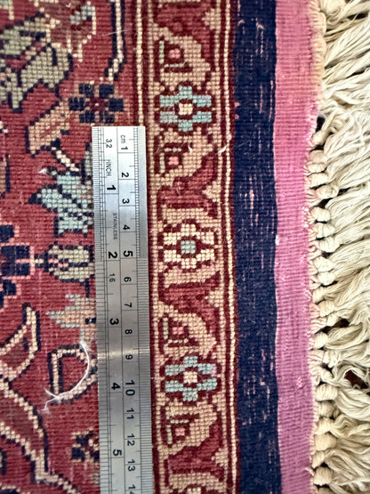 Handgeknoopt vintage Tabriz-stijl tapijt – ca. 208 x 128 cm