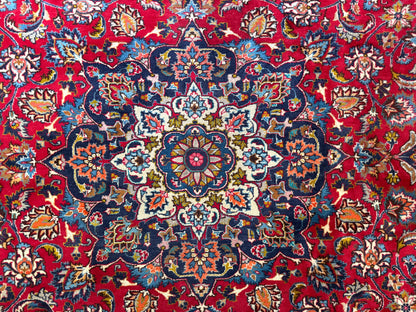 Großer Vintage-Perser-Medaillonteppich – 300 × 290 cm