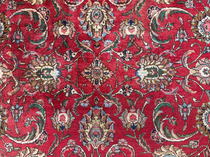 Vintage handgeknoopt vloerkleed – klassieke florale stijl – ca. 320 × 207 cm