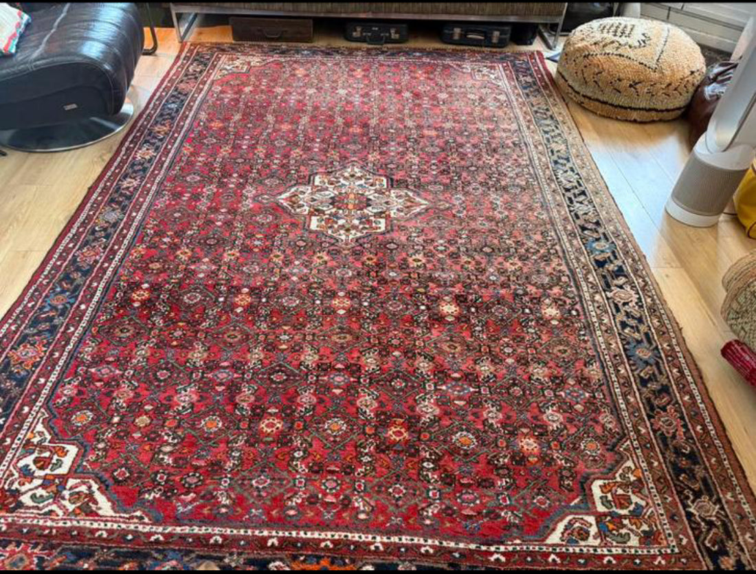 Handgeknoopt vintage tapijt – Sun kissed patina ca. 306 × 207 cm