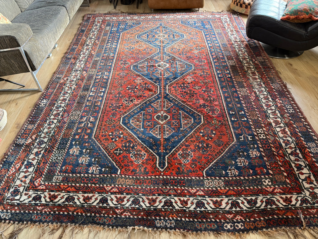Handgeknoopt wollen tapijt – ca. 326 × 227 cm