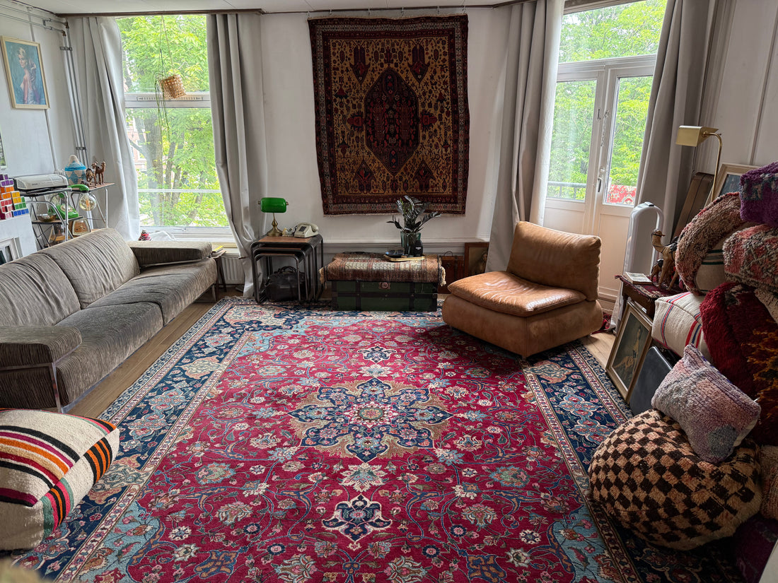 Handgeknoopt Oosters Tabriz-tapijt – ca. 400 × 300 cm