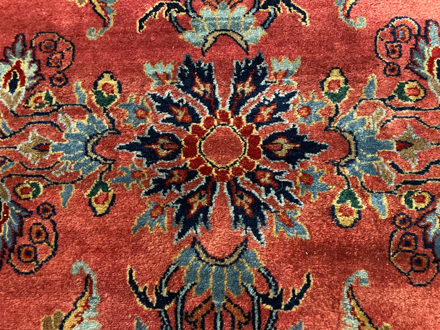 Handgeknoopt Oosterse Sarough tapijt – India – ca. 295 × 202 cm