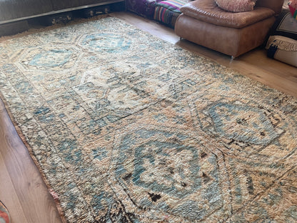 Handgeknoopt vintage tapijt uit Marokko – ca. 340 × 178 cm