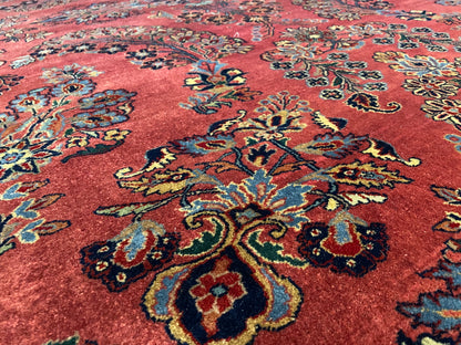 Handgeknoopt Oosterse Sarough tapijt – India – ca. 295 × 202 cm