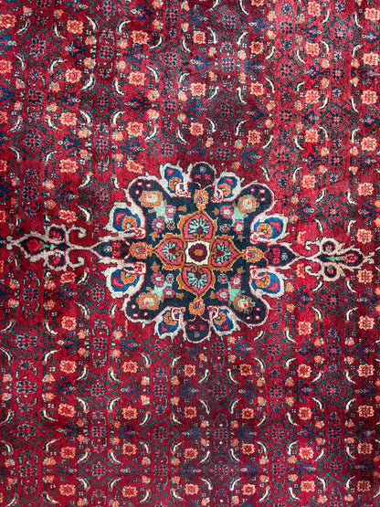 Grande tappeto persiano vintage Hosseinabad – 356 × 242 cm, risalente circa al 1960