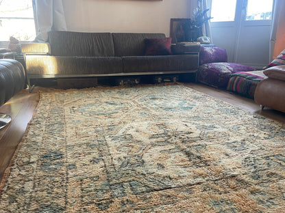 Handgeknoopt vintage tapijt uit Marokko – ca. 340 × 178 cm