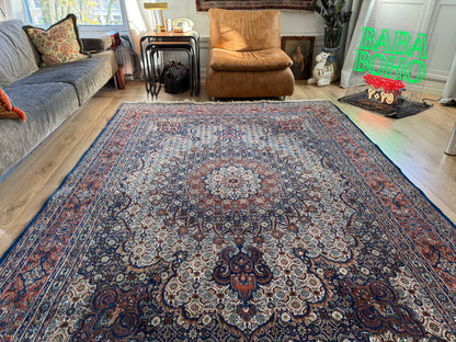 Handgeknoopt vintage tapijt – ca. 293 × 200 cm