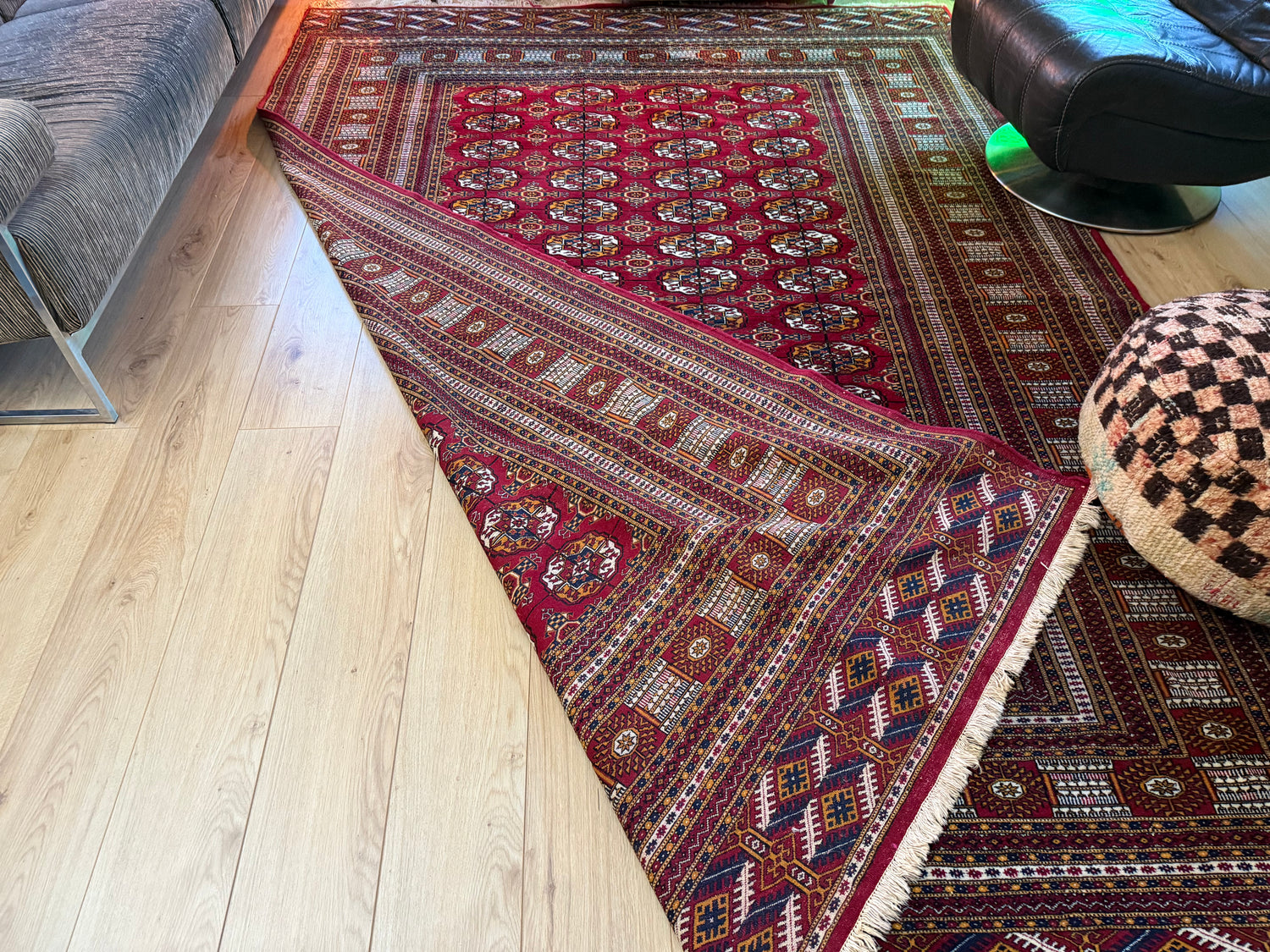 Handgeknoopt Bokhara tapijt – ca. 320 × 223 cm