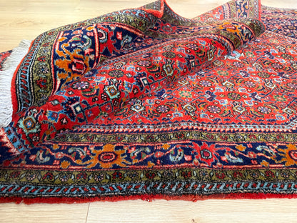 Vintage klassiek handgeknoopt tapijt – ca. 192 × 106 cm