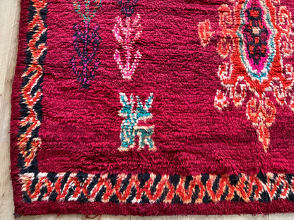 Handgeknoopt vintage Berber tapijt – 315 × 222 cm