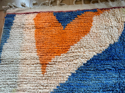 Tapete vintage de design marroquino – 317 × 197 cm – shag abstrato