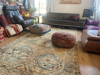 Handgeknoopt vintage tapijt uit Marokko – ca. 340 × 178 cm