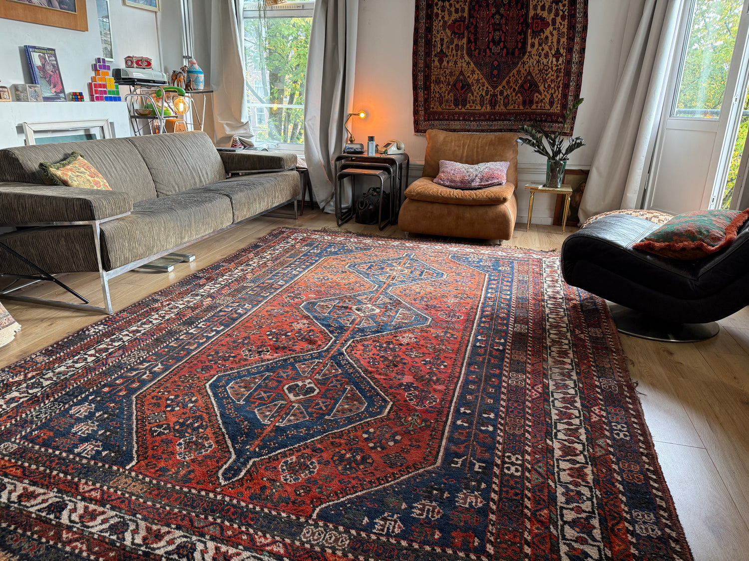Handgeknoopt wollen tapijt – ca. 326 × 227 cm