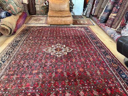 Hand-knotted vintage rug – Sun-kissed patina approx. 306 × 207 cm