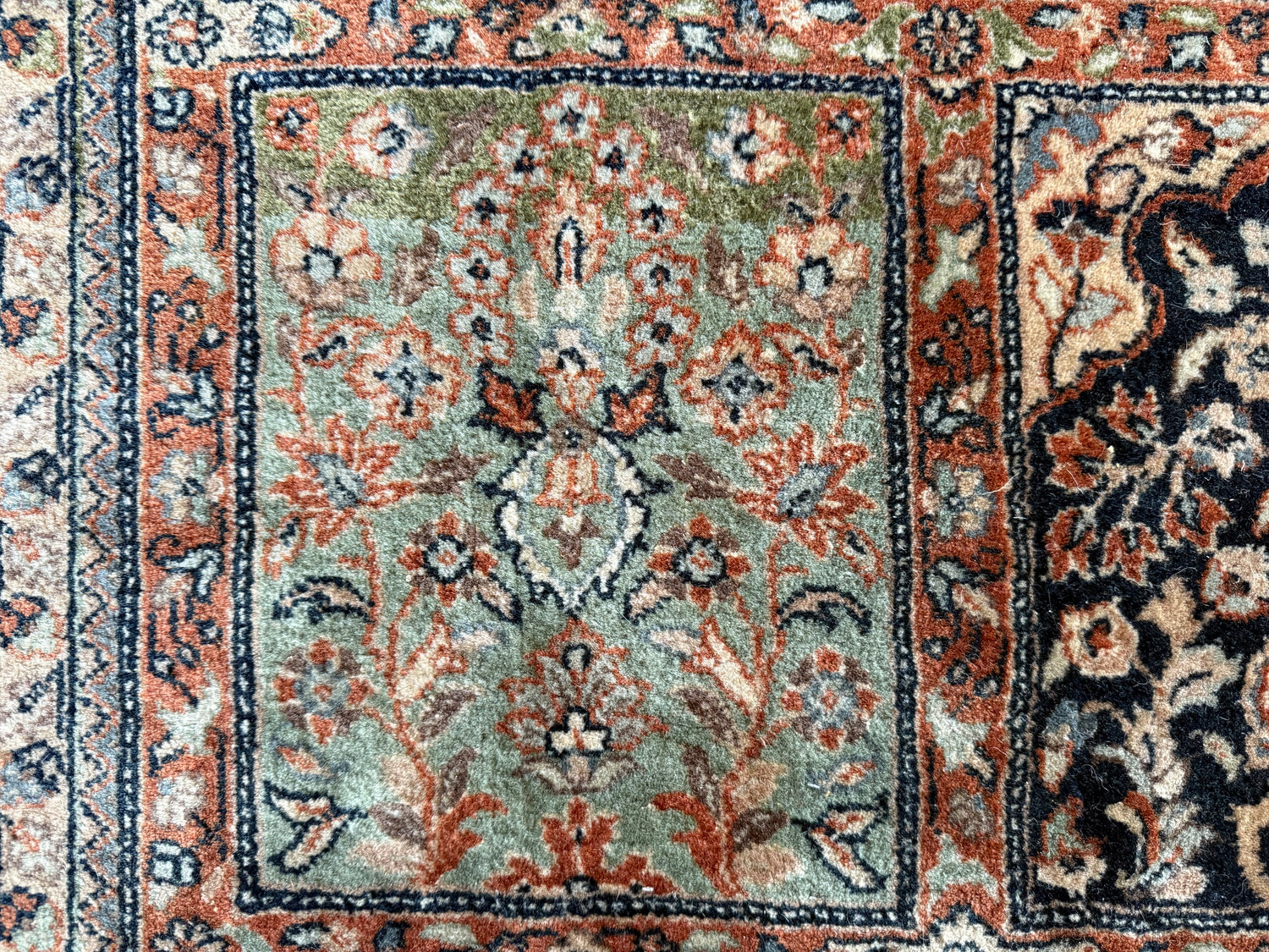 Handgeknoopt vintage Oosters India Bachtiari stijl tapijt – ca. 310 × 206 cm