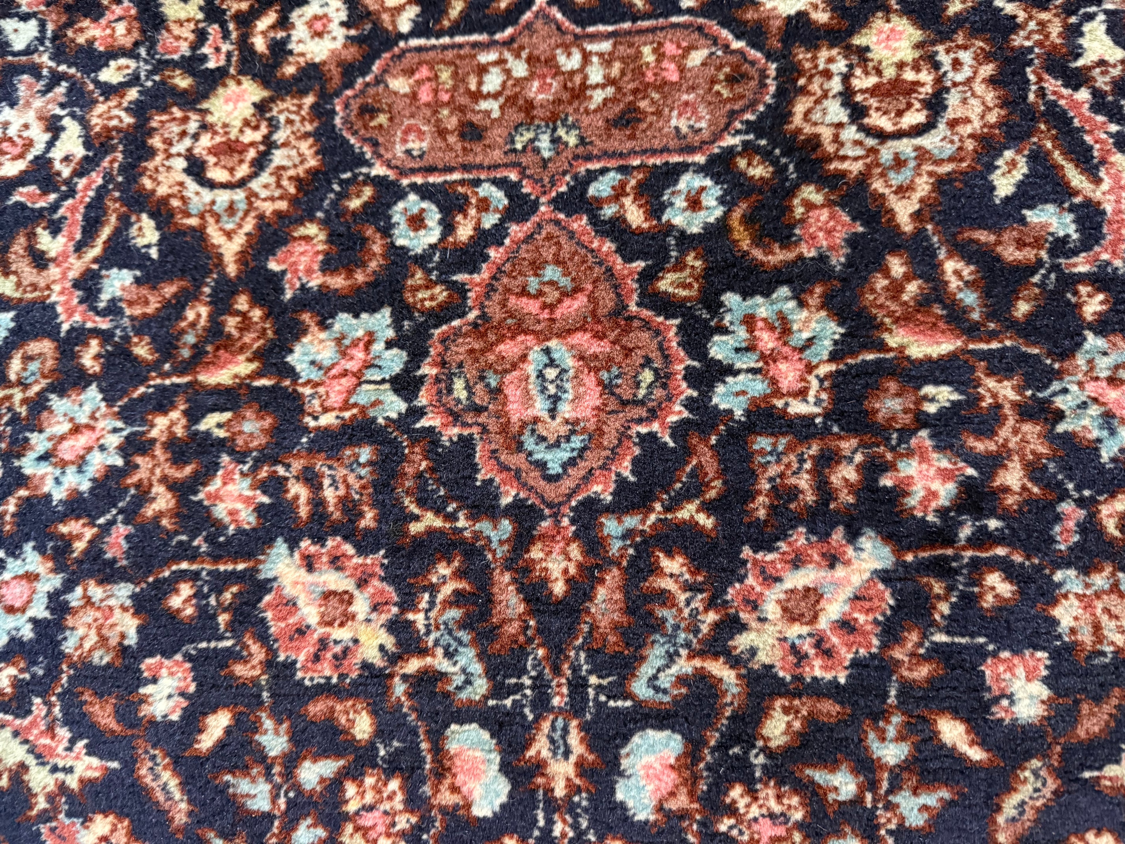 Handgeknoopt vintage Tabriz-stijl tapijt – ca. 208 x 128 cm