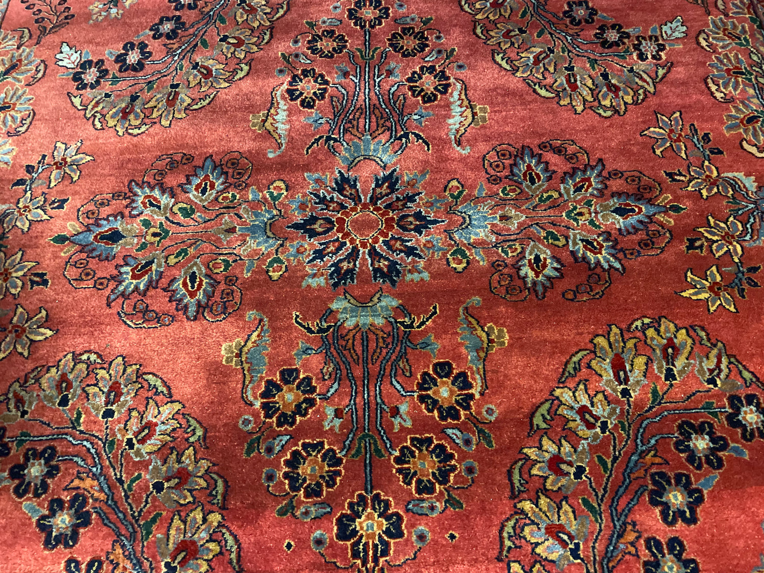 Handgeknoopt Oosterse Sarough tapijt – India – ca. 295 × 202 cm
