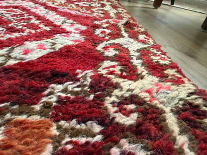 Tapete vintage marroquino de pelo alto – Atlas – 281 × 181 cm