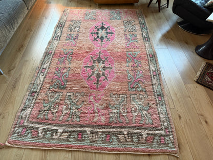 Vintage Marokkaans tapijt – 243 × 148 cm