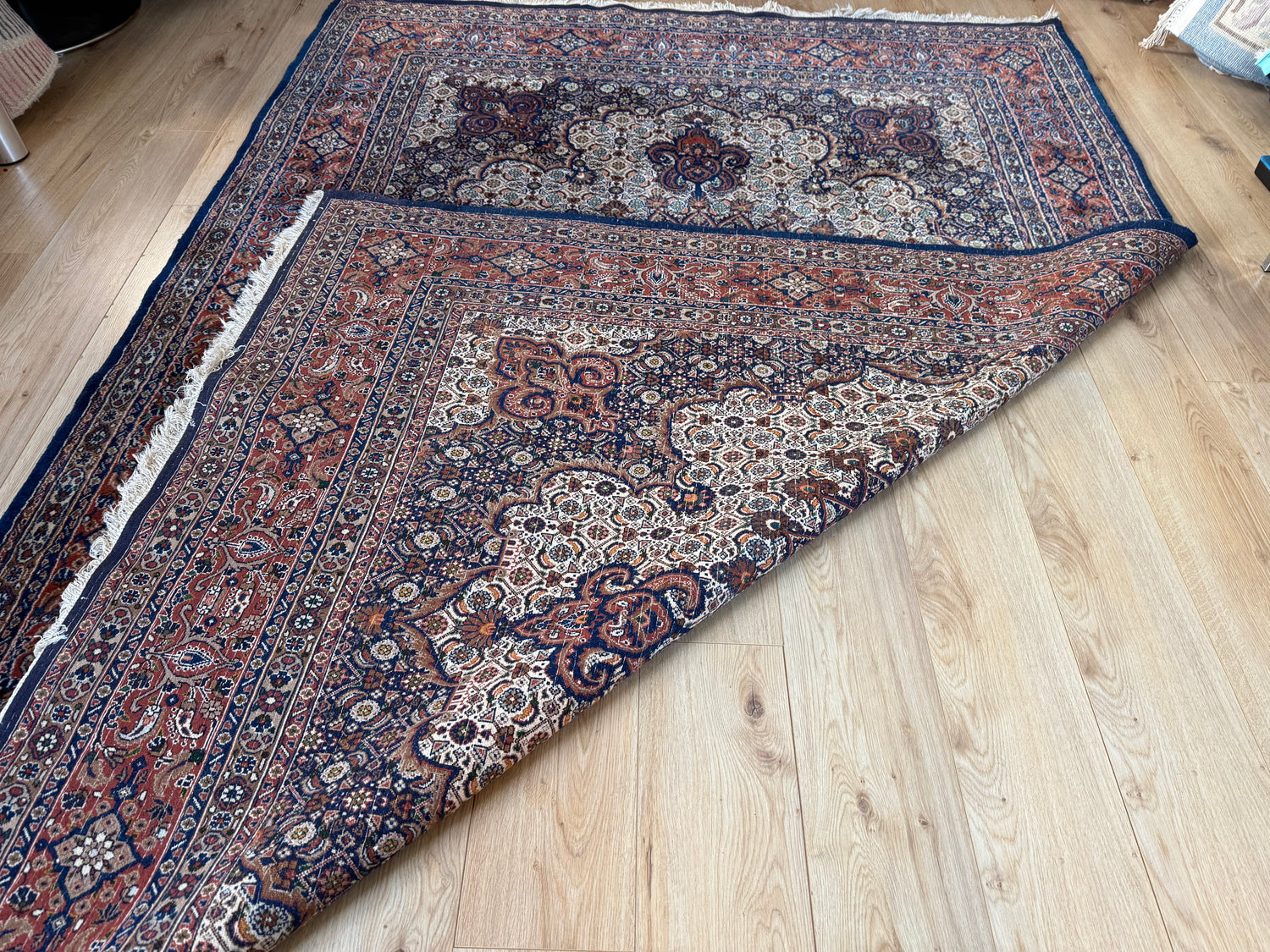Handgeknoopt vintage tapijt – ca. 293 × 200 cm