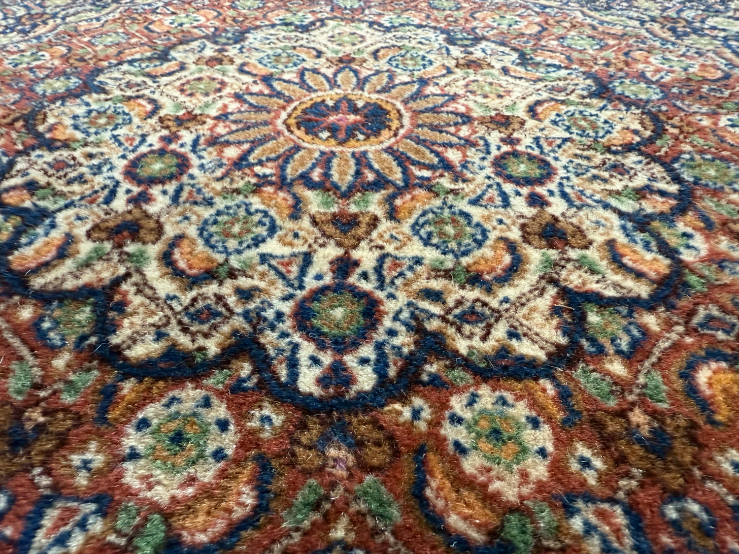 Handgeknoopt vintage tapijt – ca. 293 × 200 cm