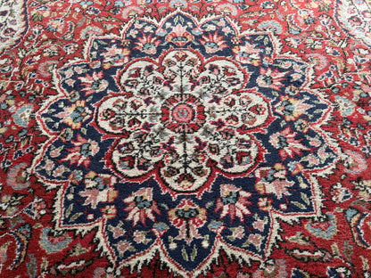 handgeknoopt Oosters Vintage tapijt Kashan stijl  215 x 345 cm