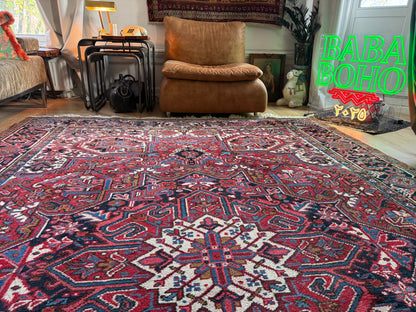 Heriz-stijl vintage tapijt – 320 × 223 cm