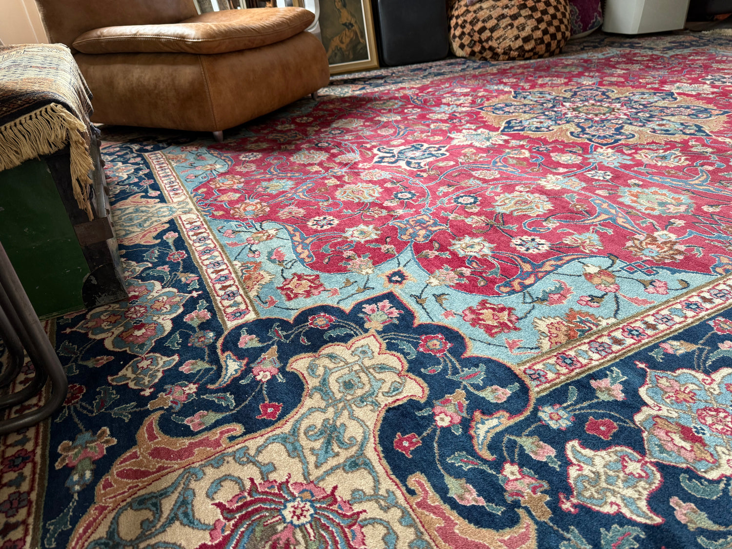 Handgeknoopt Oosters Tabriz-tapijt – ca. 400 × 300 cm
