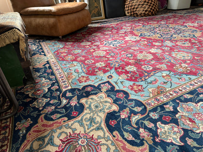 Handgeknoopt Oosters Tabriz-tapijt – ca. 400 × 300 cm