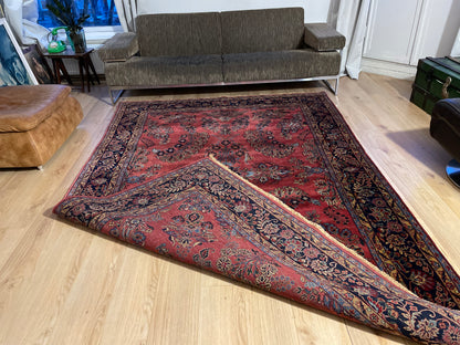 Handgeknoopt Oosterse Sarough tapijt – India – ca. 295 × 202 cm
