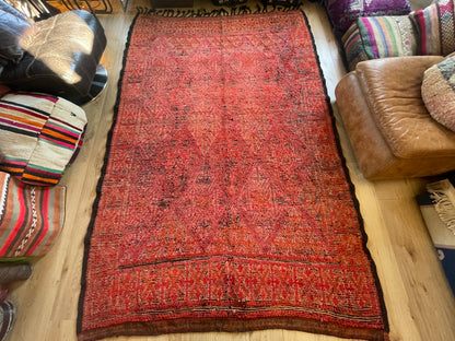 Handgeknoopt vintage Talsint tapijt – Marokko – ca. 296 × 187 cm