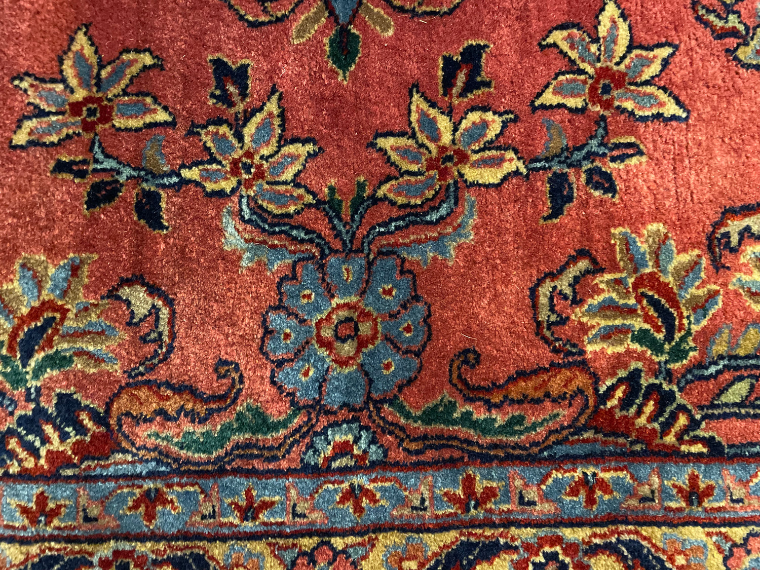 Handgeknoopt Oosterse Sarough tapijt – India – ca. 295 × 202 cm