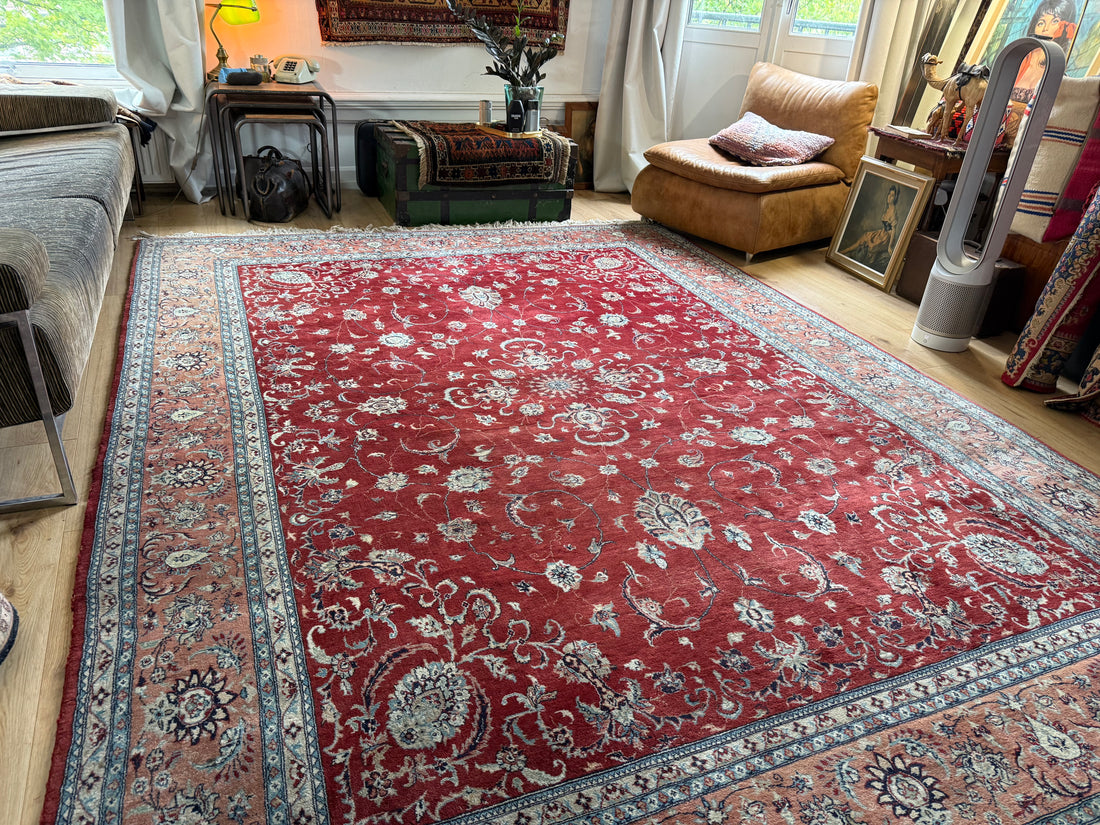 Handgeknoopt vintage tapijt – ca. 345 × 246 cm