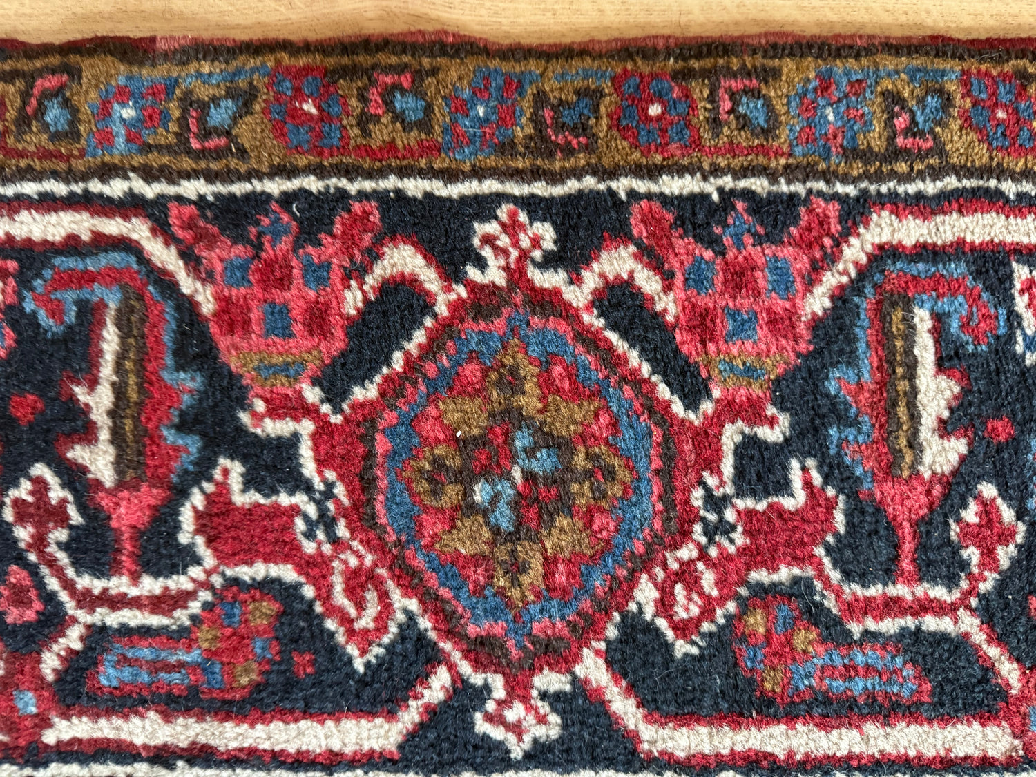 Heriz-stijl vintage tapijt – 320 × 223 cm