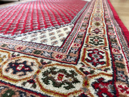 Vintage handgeknoopt vloerkleed – klassiek boteh design – ca. 192 × 125 cm