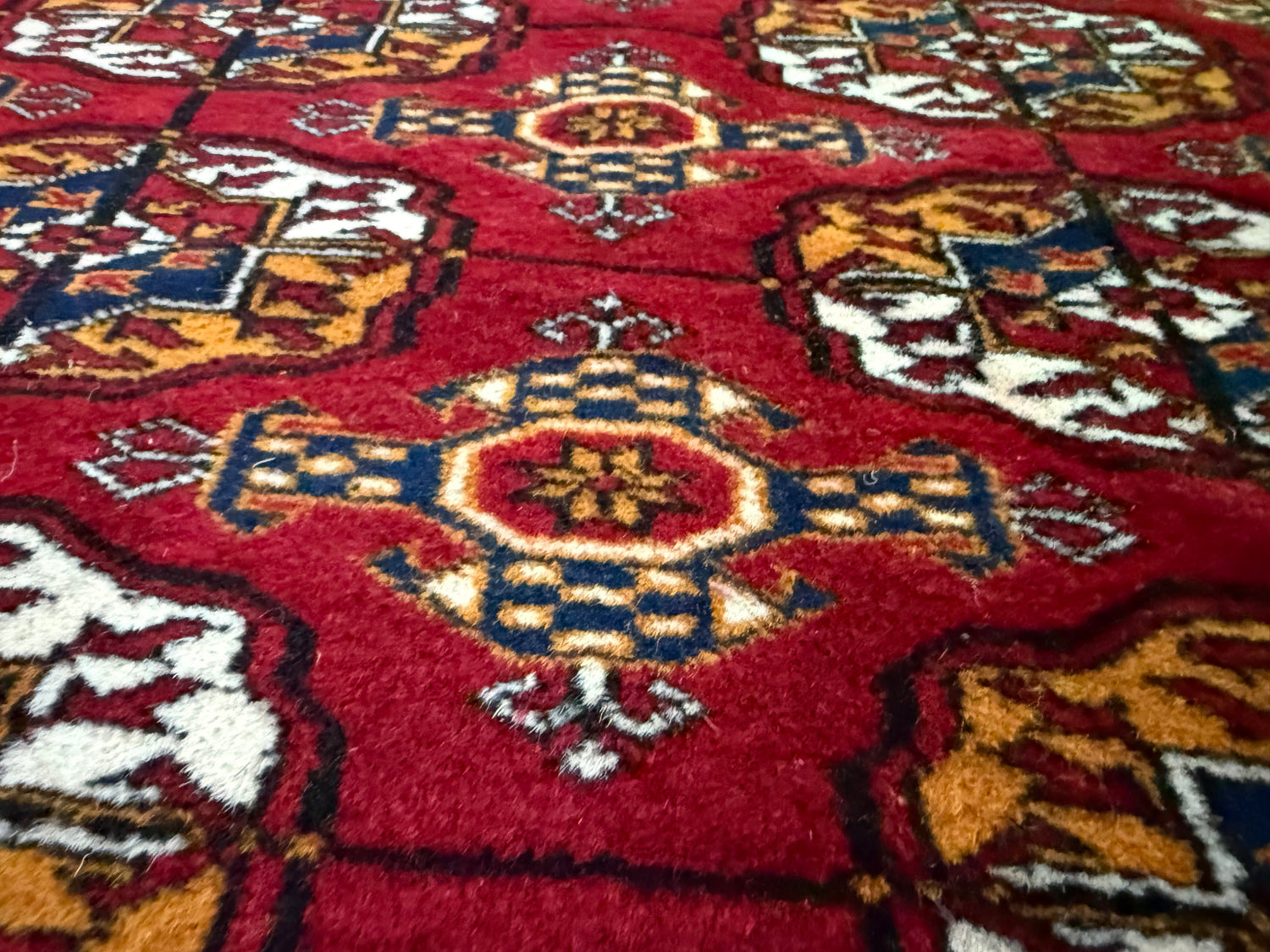 Handgeknoopt Bokhara tapijt – ca. 320 × 223 cm