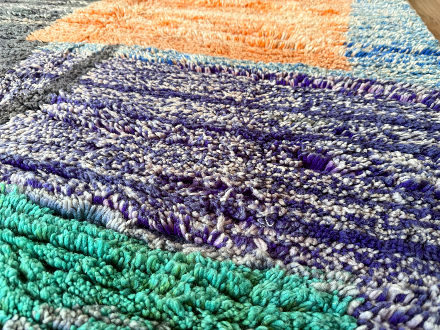 Modernist Berber design carpet – ca. 1990–2010 – 269 × 168 cm