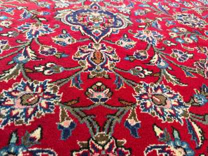 Groot handgeknoopt vintage tapijt – 352 × 247 cm