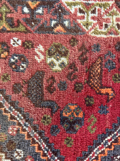 Handgeknoopt vintage oosters tapijt – 182 × 120 cm