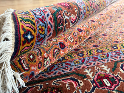 Tapete vintage nó à mão – estilo Bidjar – 310 × 200 cm – padrão Mahi