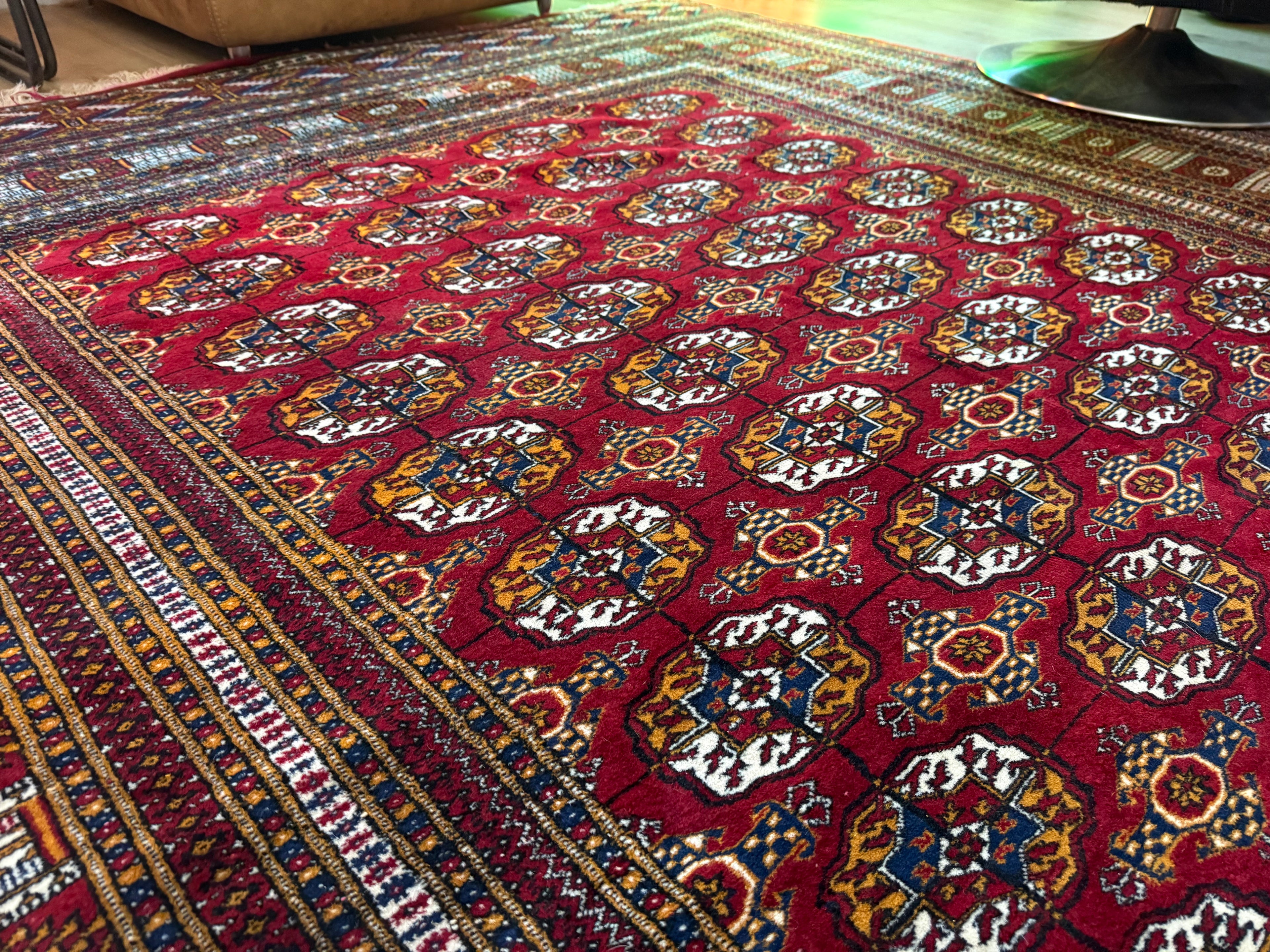 Handgeknoopt Bokhara tapijt – ca. 320 × 223 cm