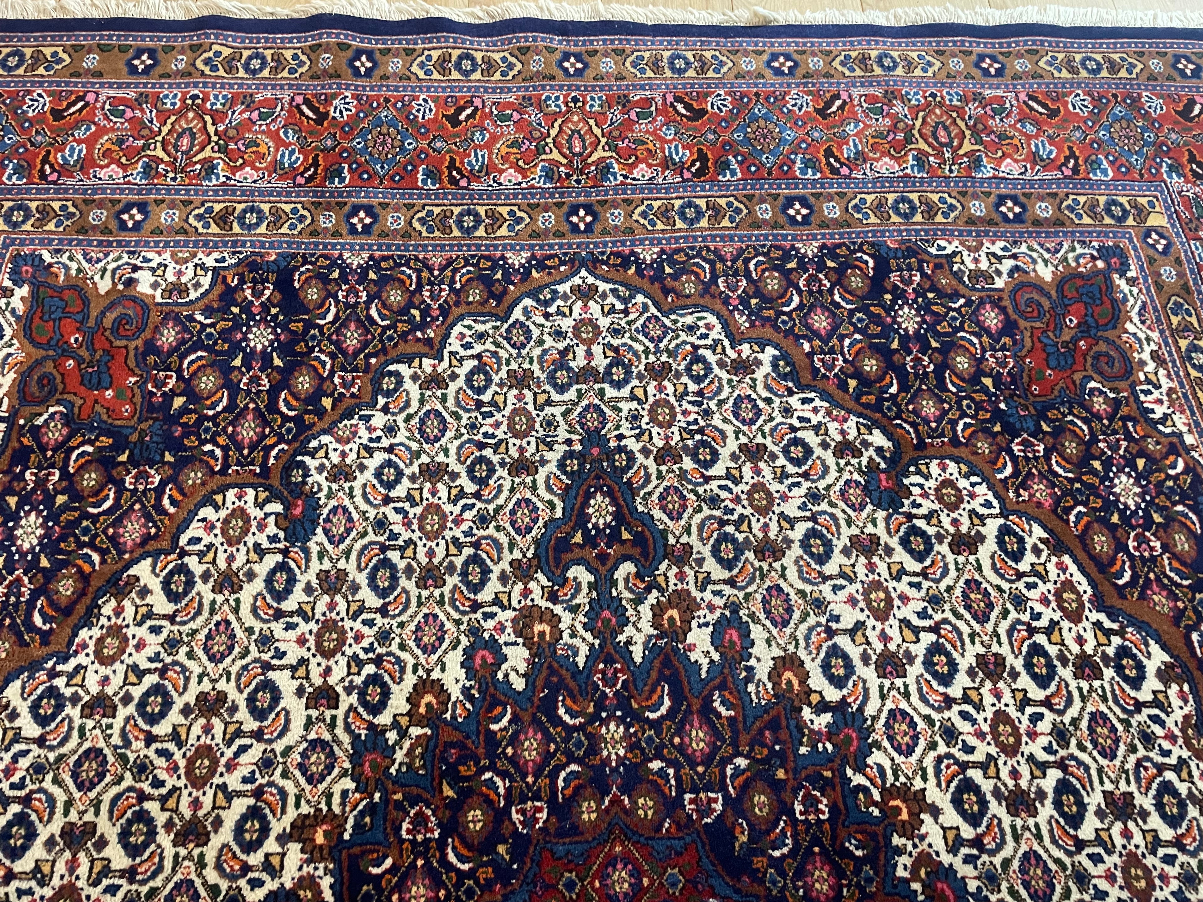 Handgeknoopt Oosterse Moud stijl tapijt – ca. 255 × 198 cm