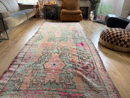 Vintage Marokkaans Berber tapijt (ca. 1950–1970) – 355 × 137 cm