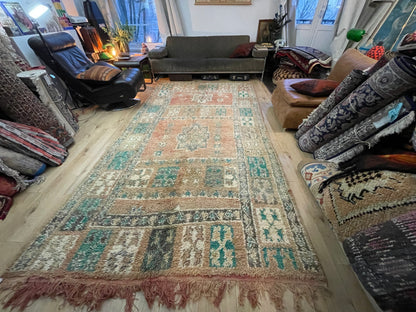 Handgeknoopt vintage Marokkaans tapijt – ca. 335 × 190 cm