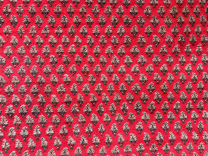 Vintage handgeknoopt vloerkleed – klassiek boteh design – ca. 192 × 125 cm