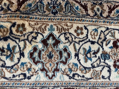 Hand-knotted vintage oriental Nain rug – approx. 245 × 345 cm