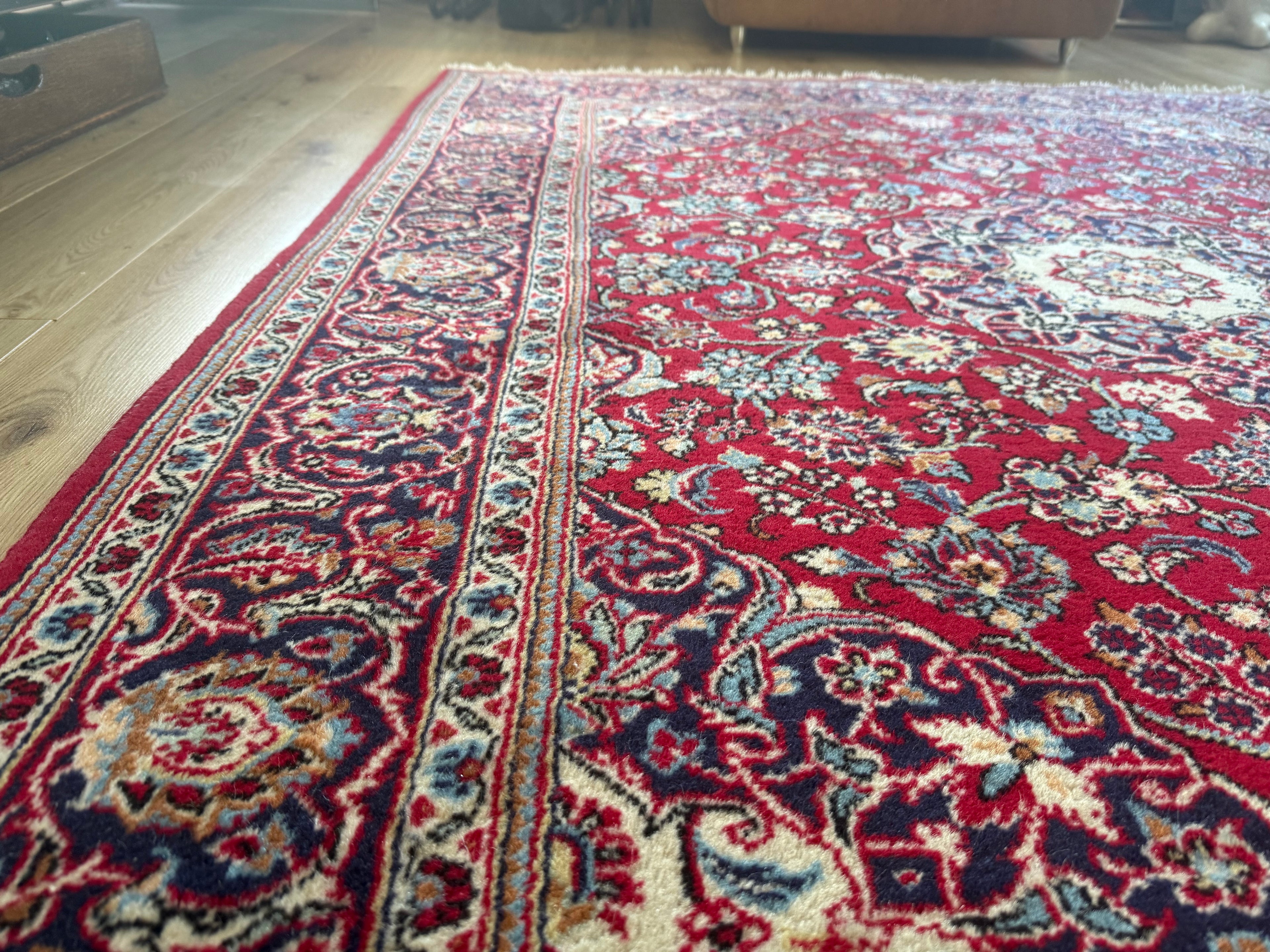 Hand-knotted vintage carpet – 202 × 152 cm