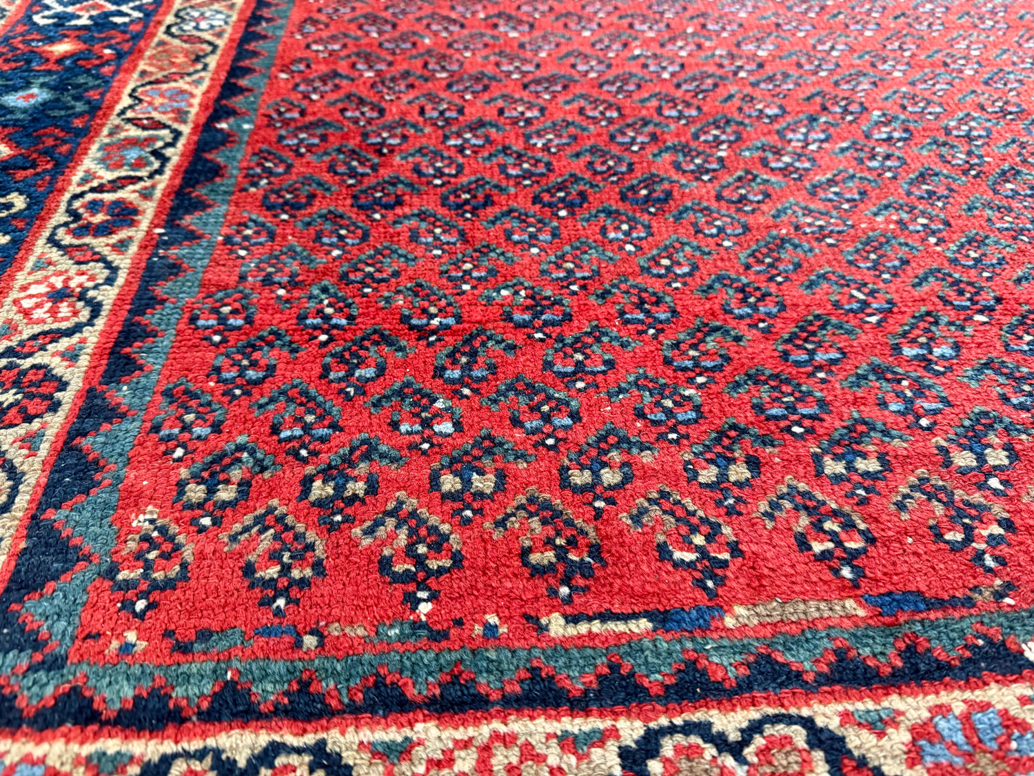 Handgeknoopt vintage tapijt – Zuidelijke Kaukasus – ca. 202 × 133 cm