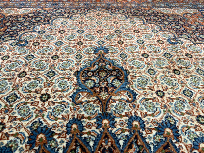 Handgeknoopt Oosters vintage tapijt – 310 × 200 cm – Professioneel gereinigd